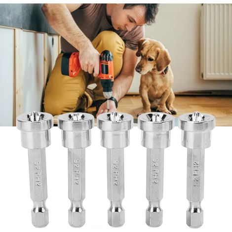 Embout de tournevis de positionnement spécial pour plaques de plâtre de 50 mm, tournevis pneumatique PH2 à butée croisée, tournevis magnétique (1/5)