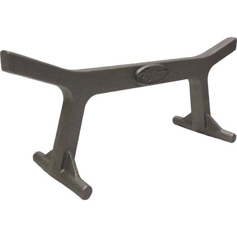 Fonderia Bongiovanni – Aile porte-bois en fonte pour cheminée et four à pizza – Longueur 39,5 cm – Largeur 12,5 cm – Brasero Tondino