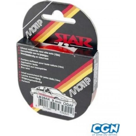 hpx-felgenband für auto lb39ak rot 9mm x 10m neu