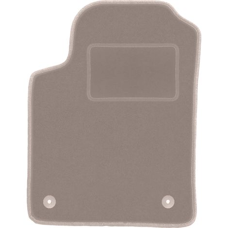 Alfombrilla de conductor beige para Lancia Delta III hatchback (2008-2014)
