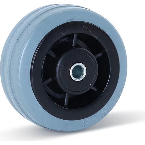 Roue libre - MESO - Caoutchouc gris - 80mm - Sans trace - 60kg (1/2)