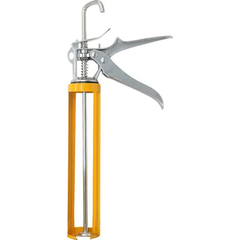 Pistolet à calfeutrer manuel pour verre, outils d'application de peinture, boîtier en aluminium, pistolet à cartouche rotatif