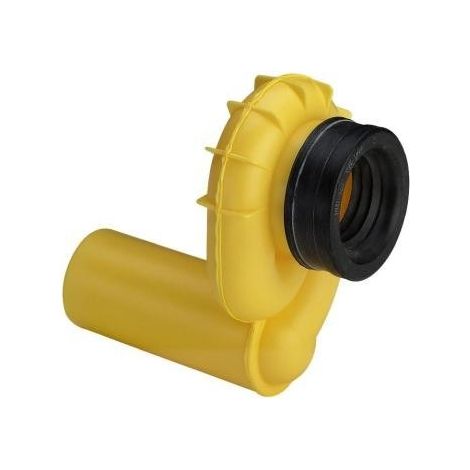 Sifone per orinatoio orizzontale O 50, plastica, giallo