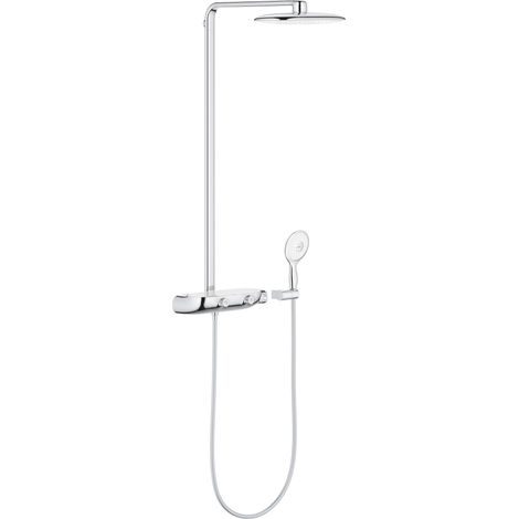 Colonne de douche thermostatique Rainshower System SmartControl 360 MONO 26361LS0, Blanc, Moon white (1/5)