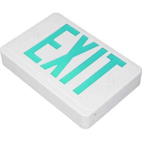 Panneau de sortie de secours à LED verte, éclairage d'évacuation d'urgence de 3 heures pour bureaux, écoles, cantines et bâtiments commerciaux (1/5)