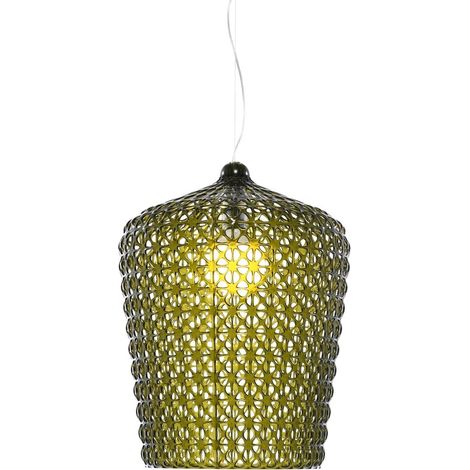 Lampada a sospensione Kabuki 15W 2700K Verde Kartell 09175VE (1/2)