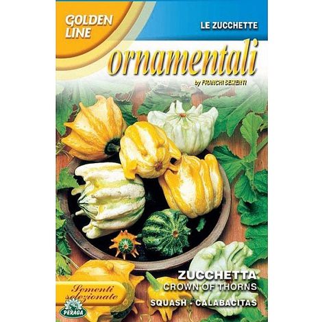 BUSTINA CON SEMI DI ZUCCHETTA CROWN OF THORNS ORNAMENTALE (1/2)