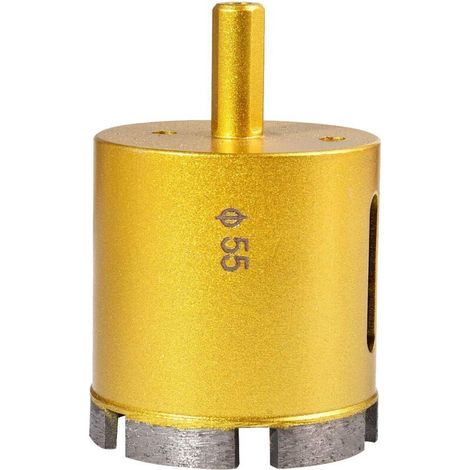 55mm Diamond Hole Saw, Glass Porcelain Marble Hollow Core Drill Bit, Ceramic, Porcelain, Tile, Marble, Granite (55mm Diameter)