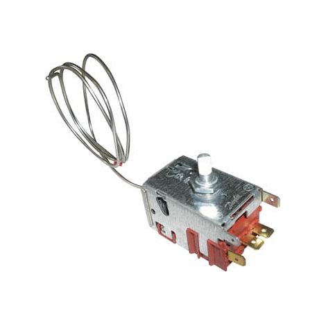 Indesit – Thermostat de réfrigérateur Danfoss 077B-6828 – Pièce détachée compatible – Réglage précis de la température – Pour modèles Ariston (1/2)