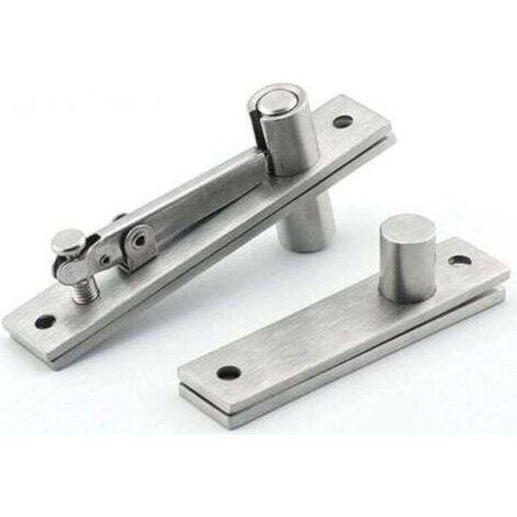 Charnière de porte rotative Charnières en acier inoxydable Charnières dissimulées réglables à 360 degrés Charnière rotative Charnière pivotante pour armoire porte en bois placard (1/4)
