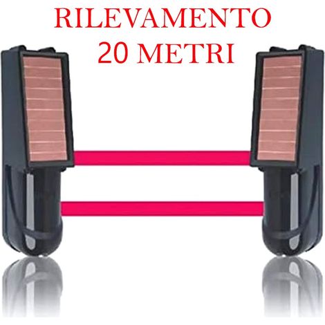 Tuya Barriera Perimetrale Wireless a Raggi Infrarossi con Pannello Solare  3 - Rilevamento 20 M (1/5)