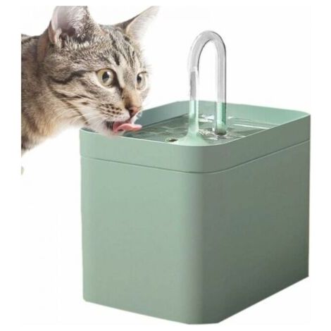 Fontaine À Eau pour Chat, Ultra Silencieuse 1.5 L Fontaine A Eau Chat sans Fil, Chat Fontaine d'eau pour Animaux De Compagnie avec Filtre pour Chats Oiseaux Chiens (1/4)
