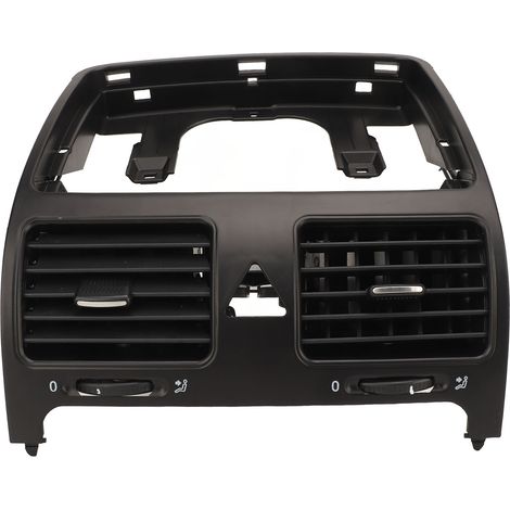 Bouche d'aération centrale avant pour Volkswagen RABBIT/R32 (2006‑2009) - Grille climatiseur en ABS robuste - 1K0 819 728 (1/5)