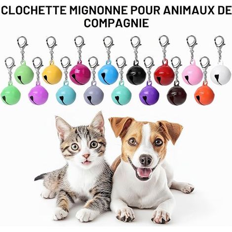 Bells for dogs and cats, metal charms, key ring stainless steel, 1.37 × 2.8 cm, iron (1/4)