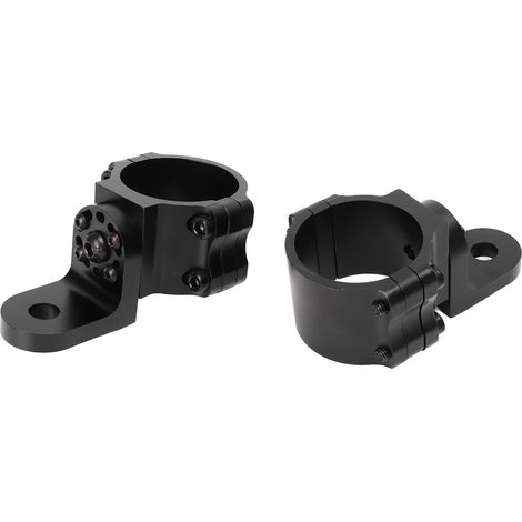 Support drapeau et feu whip antenne pour UTV, collier serre-tube 1.75 à 2 pouces, pour RZR 900 1000 XP Pro Maverick x3 Commander Talon Mule YXZ, métal, 2 supports 2 clés 1 autocollant (1/5)