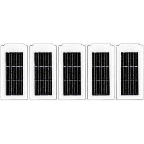 (5 Pièces) Filtre HEPA de Remplacement Compatible Equipé de aspirateur robot ECOVACS DEEBOT X5 Omni, XU, X5 Pro Omni, Kit accessoires Destiné à - KZQ