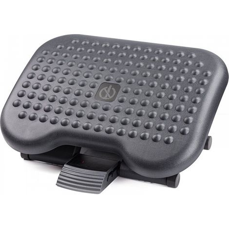 Repose-pieds de table noir, 4533,517 cm, monobloc, antidérapant, réglable en hauteur, repose-pieds ergonomique à angle d'inclinaison. (1/5)