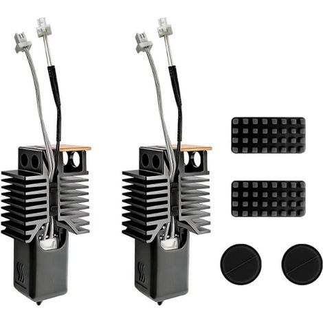 Kit de bloque cerámico de 0,8 mm para Snapmaker U1 con boquilla de acero endurecido integrada. (1/5)