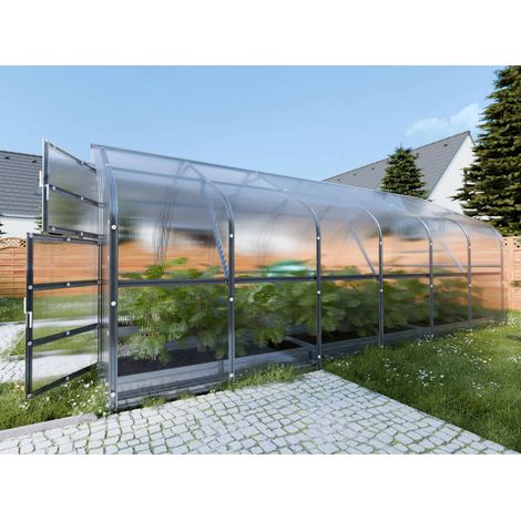 Serra in policarbonato KLASIKA Drop 2,5x6m 15m² 6mm (1/5)