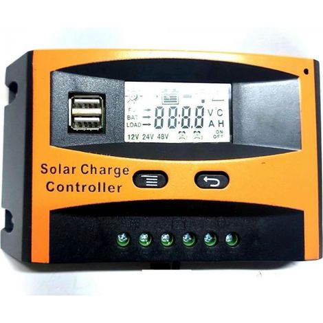 Regolatore solare 20 amp con 2 usb PWM carica EP Solar 12-24V x pannelli solari (1/5)