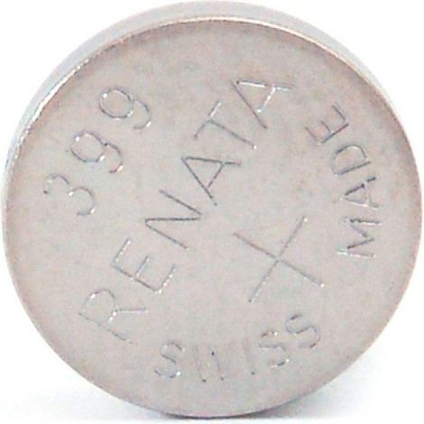 Pila bottone ossido d'argento 399 RENATA 1.55V 55mAh (1/4)
