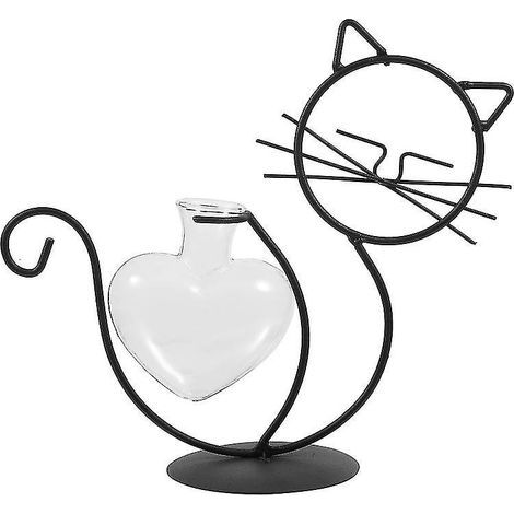 Boîte de rangement décorative en fer et verre (1/3)