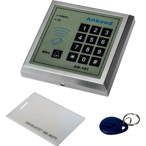Zugangssystem RFID Zutrittskontrolle Codeschloss Türöffner mit Transponder (1/2)