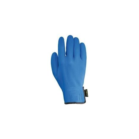 5115BL/8 GUANTE NYLON RECUBIERTO DE NITRILO MICRO FOAM SIN COSTURAS COLOR AZUL - JUBA (1/3)