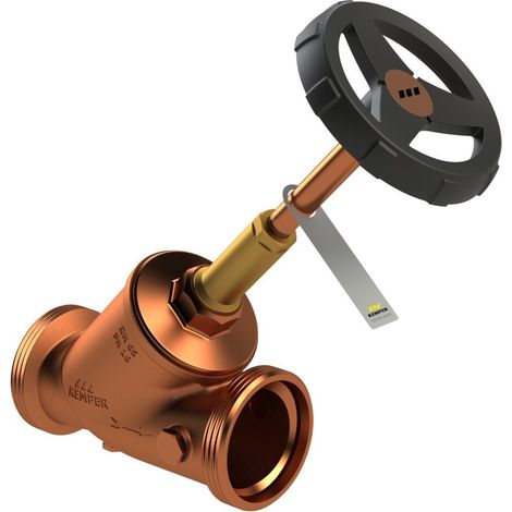 Kemper valvola combinata di ritegno a flusso avviato, con tappo di scarico, filetto maschio, figura 160 2G, DN 65, 1602G06500