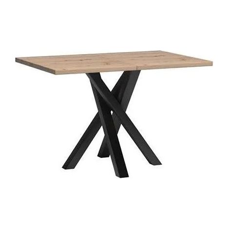 Table à manger CALI 160x77x80 cm Extensible chêne Artisan (1/3)