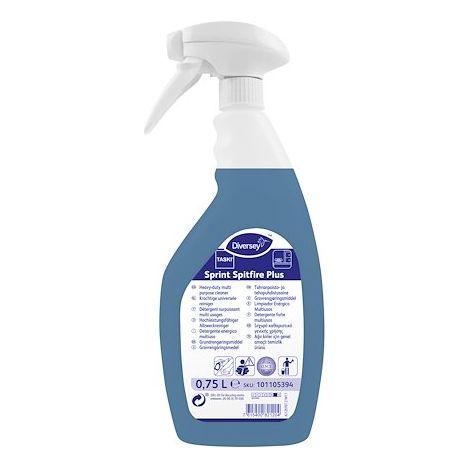 Nettoyant surpuissant pour surfaces lavables – Élimine graisses, huiles, encre – Spray prêt à l’emploi 750ml – Bidon 5 litres – Diversey
