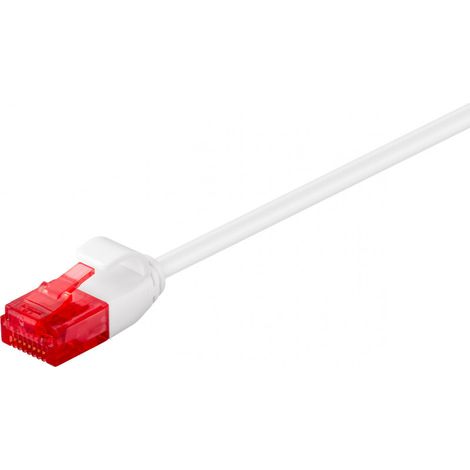 Câble MicroConnect U/UTP CAT6A Slim 2M blanc, V-UTP6A02W-slim