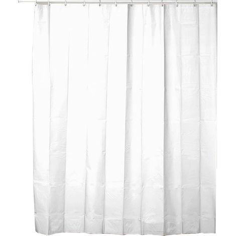 Tenda da doccia peva 180x200cm - bianco - Tendance (1/2)