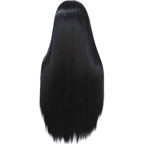 Perruque en dentelle intégrale de 50 cm (20 pouces) - Cheveux humains raides comme des baguettes - Pour femmes noires (1/5)