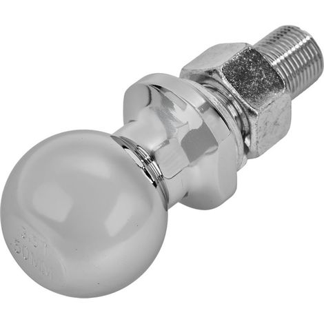 Boule d'attelage 3,5T 50mm – Construction en acier robuste – Charge maximale 3,5t – Fixation stable pour quads et tracteurs (1/5)