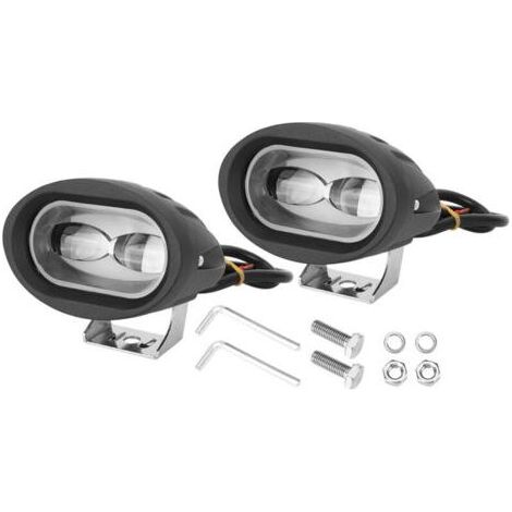 Lampe de travail LED automatique pour véhicule, lampe de conduite IP67 étanche pour lentille 6D 20 W,de dyk. (1/4)