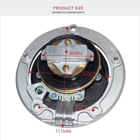 Fuel tank cap and fuel tank lock are compatible with Kawasaki Ninja Z1000, ZR750, Z750, ZX6R, Z800, and ZX1400. (1/4)