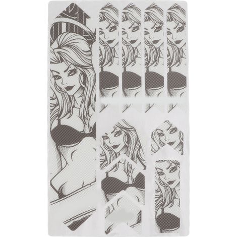 Autocollants Protecteurs VTT 3D Résistants aux Chocs - Décorations Motifs pour Cadre de Vélo (1/5)