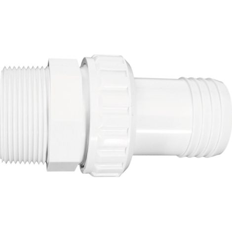 Raccord union econo cannelé 1-1/2 pouce - Blanc - SP1493 - Hayward