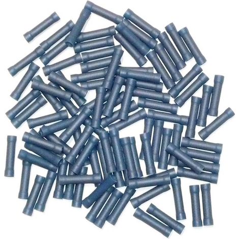 Oc-Pro – Cosses électriques prolongateurs bleus sachet de 100 – Embout isolé pour fils de 1.5 à 2.5 mm² – Fixation raccord pour connexion sécurisée