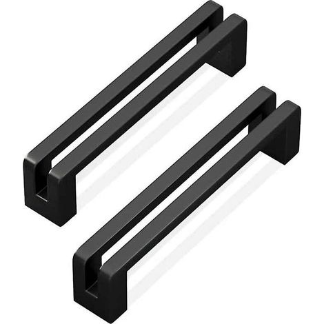 10 Pcs Poignee De Meuble Entraxe 128mm Poignes De Tiroir En Alliage De Zinc Style Moderne Avec Vis (1/5)