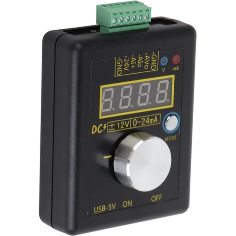 Générateur de signal haute précision portable, source de calibrage analogique tension-courant pour débogage (1/5)