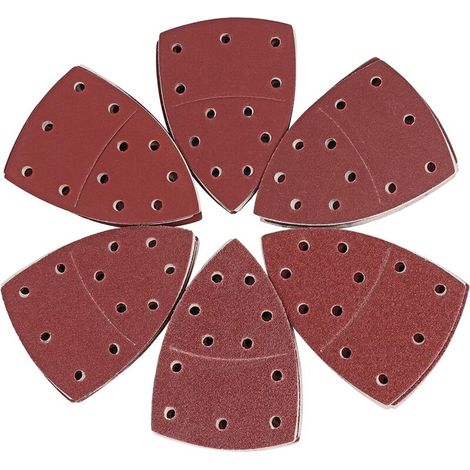 50 pcs Souris Ponceuse Papier Abrasif 40/60/80/100/240 Grains Crochet Et Boucle Assortiment De Papier Abrasif (1/5)