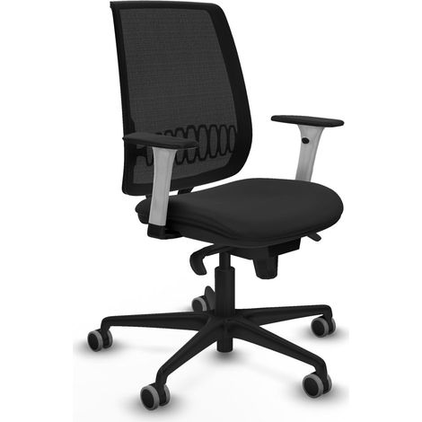 Sedia da ufficio piqueras y crespo Alares nero similpelle (1/2)