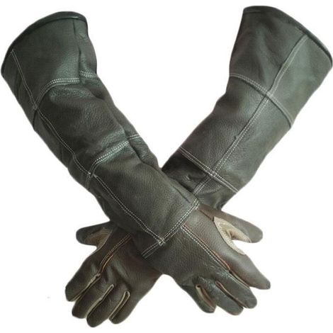 Gants de manipulation des animaux pour chien chat oiseau serpent perroquet lézard, anti-morsure / scratch jardinage des animaux sauvages protection gants (1/5)