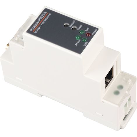 Convertisseur série RS485 vers WiFi/Ethernet avec antenne PW21A-H, module ECos, alimentation 100-240V AC (1/5)