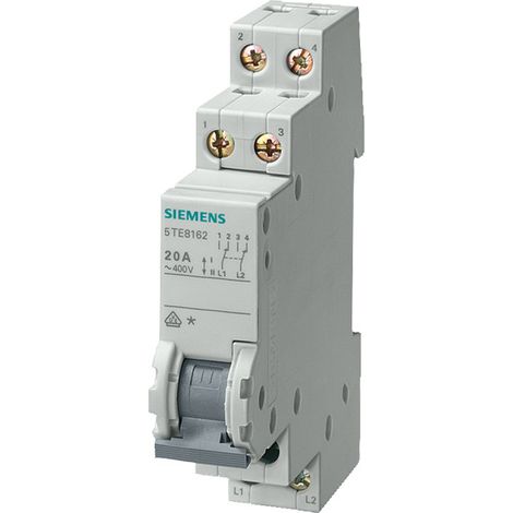 Interruttore Siemens 5te8162 guida DIN 20A