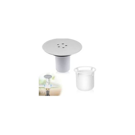 – Bonde de douche 90 mm – Couvercle de siphon à drainage rapide – Plastique ABS durable – Prévention des blocages de cheveux (1/5)
