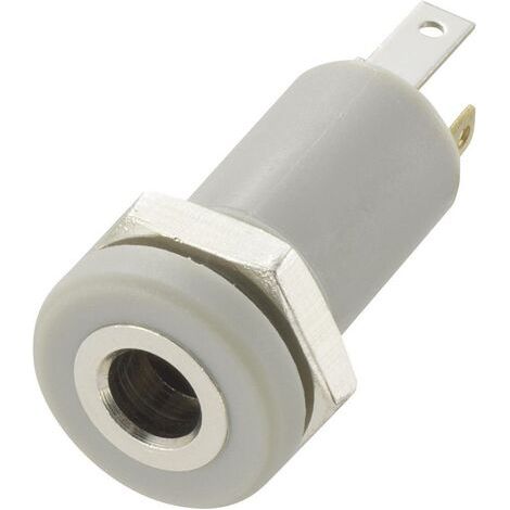 Jack 3.5 mm embase femelle, verticale TRU COMPONENTS 718489 Nombre de pôles: 4 stéréo argent 1 pc(s) (1/3)