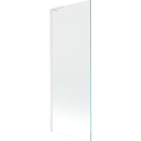 Mexen Next L paraschizzi da bagno 1 anta 70 x 150 cm, trasparente, bianco - 895-070-000-03-00-20 (1/5)